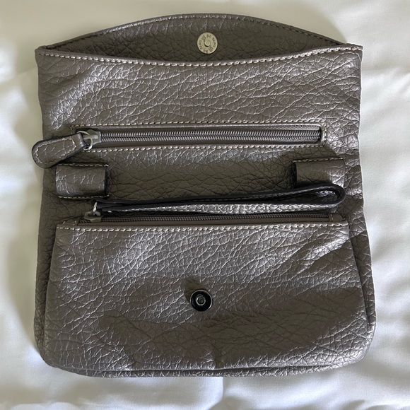 Nine West Silver Crossbody Convertible Purse - Picture 3 of 9